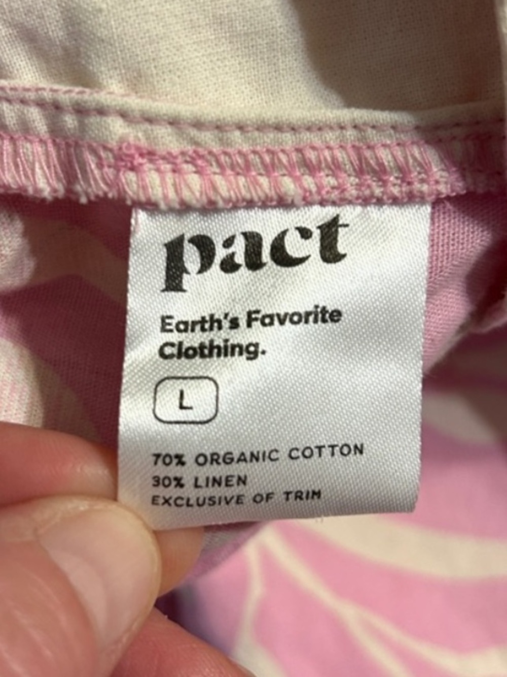 Pact Organic Cotton Linen Canopy 2 Pc Matching Set L Lilac Pink Floral Fairy
O - Picture 13 of 17